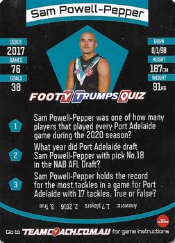 2021 Team Coach AFL #120 Sam Powell-Pepper Back